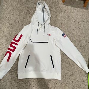 The North Face Team USA Flag Hoodie Pullover Women’s Small